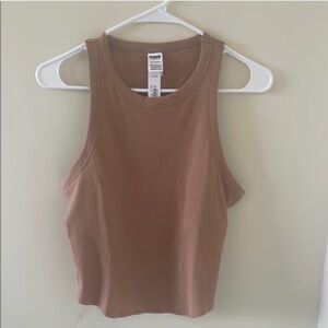 Victoria’s Secret Ribbed Tank Top in Brown - Size L